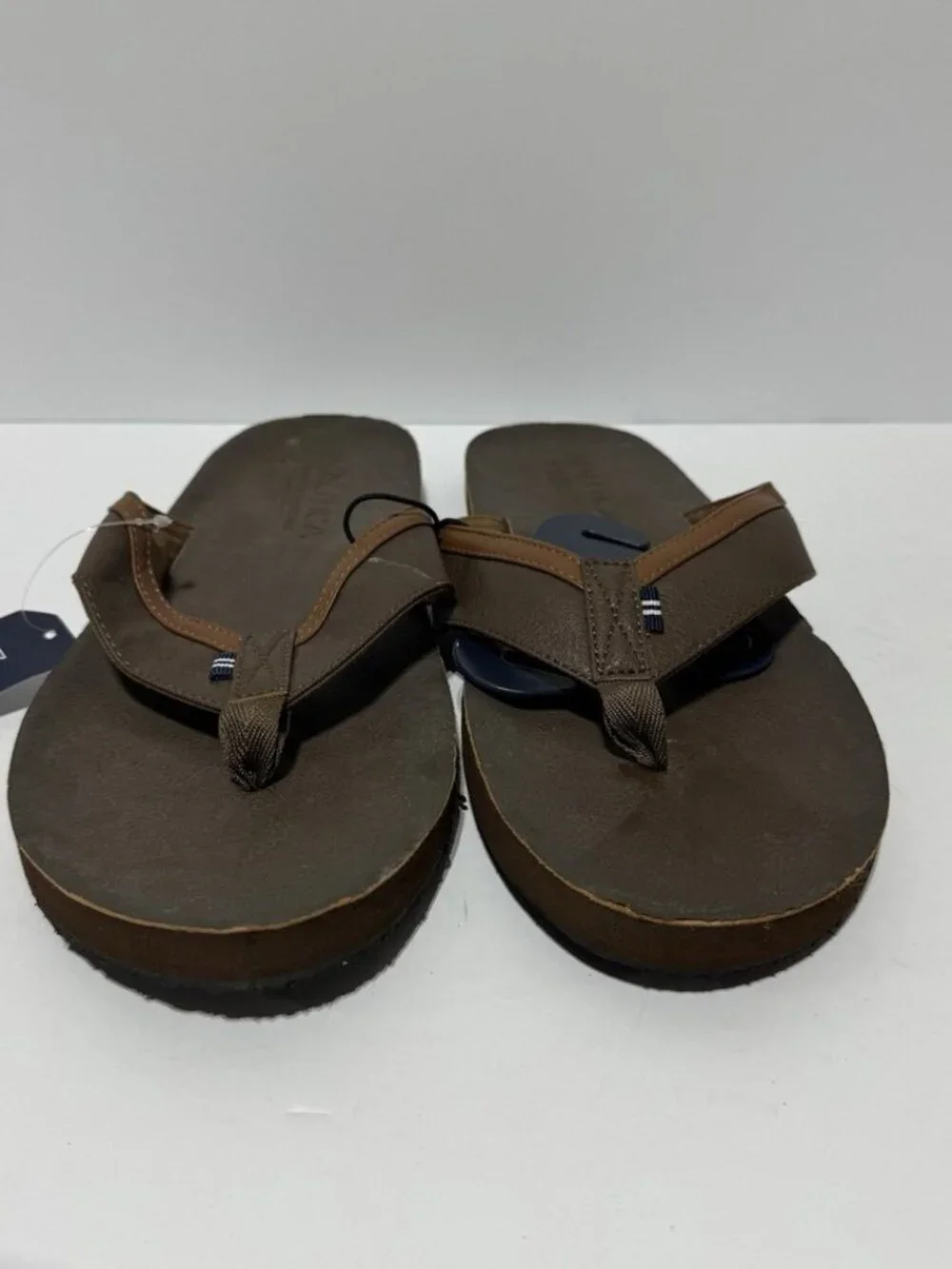 Nautica Mens Adams Sandals Brown Size 13M
